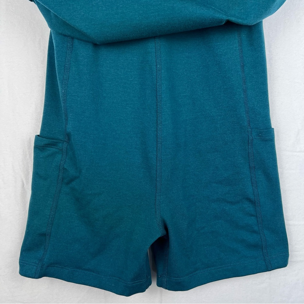Beyond Yoga Sz S Spacedye Essentials Dress In Deep Sea Heather Blue Green Tennis - Picture 8 of 15